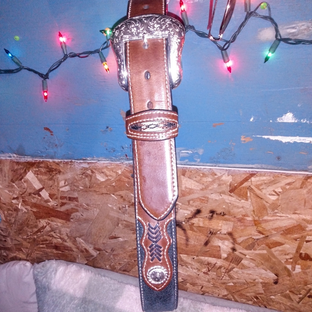 Nocona Men's Genuine Leather Belt